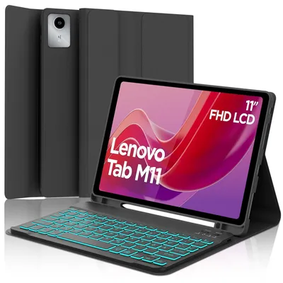 Produktbild von Hülle Tastatur für 11 Zoll 2024 TB330FU TB330XU hülle mit tastatur Schwarz Tab M11