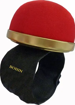 Produktbild von Nadelkissen mit flexiblem Armband von Bohin Farbe: Rot