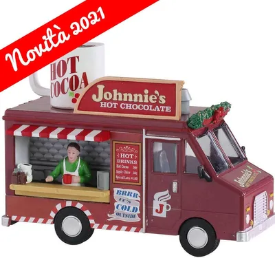 Zdjęcie produktu dla Świąteczna figurka Johnniego z gorącą czekoladą