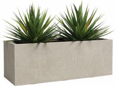 Image de Jardinière ARTEVASI SYDNEY, Plastique Crème, 100 cm, 98 L, 99.5x39.5x43 cm