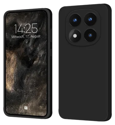 Produktbild von Hülle für Xiaomi Redmi Note 14 Pro+ 5G Case Cover Bumper Smartphone Softgrip Schutzhülle Farbe: Schwarz