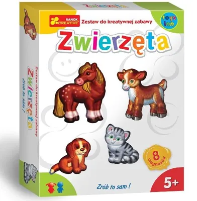 Obrázok produktu pre Gipsowe magnesy Zwierzęta