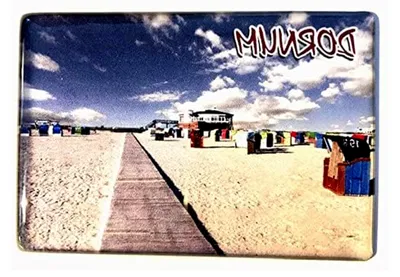 Produktbild von Dornum, Ostfriesenland -Deutschland -Souvenir-Kühlschrankmagnet Fridge Magnet, Reiseandenken 271106