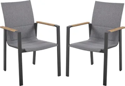 Produktbild von Stapelstuhl DAVINA, 2er Set | 2 × 305398, Maße: 57 x 60 x 89 cm (L x B x H)
