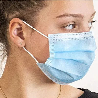 Produktbild von Universalmaske 10 Stück Einweg-Maske mit Ohr-Haken