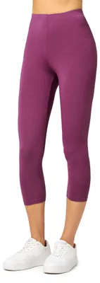 Image de Merry Style Leggings 3/4 pour femmes en viscose MS10-144 (rouge vin, XXL)