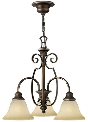 Produktbild von Casa Padrino Barock Kronleuchter Antik Bronze / Vintage Alabaster Ø 57,1 x H. 53,3 cm - Wohnzimmer Leuchten im Barockstil