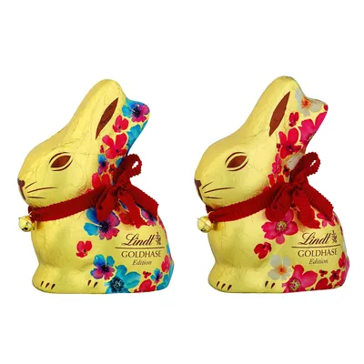 Immagine prodotto di Lindt Gold Bunny Flower Edition in cioccolato al latte alpino 200g