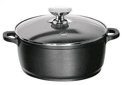 Produktbild von Vario Click Induktionskochtopf mit Glasdeckel 20cm Schwarz - Berndes