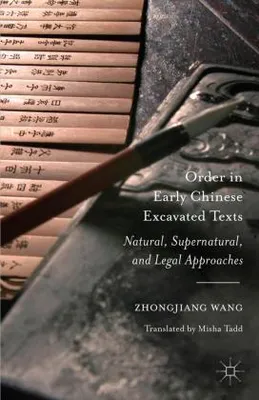 Immagine prodotto di Order in Early Chinese Excavated Texts
