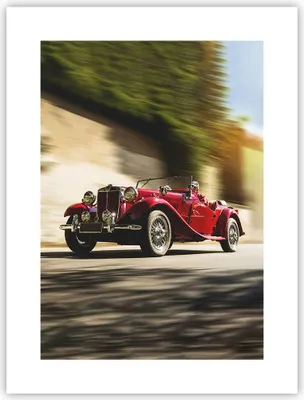 Produktbild von Poster - Poster ohne Rahmen - Mg Rot Auto - 30x40 cm - Wand Bild - Wanddeko - Wandbilder - Kunstposter - Wandposter - Bilder - Kunstdruck - Wanddekoration - Wandbild - P2XPA30x40-4364