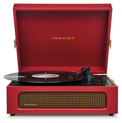 Produktbild von Crosley Voyager Bluetooth Plattenspieler Burgunderrot