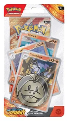 Zdjęcie produktu dla Pokemon Surging Sparks: Chandelure Premium Checklane Blister