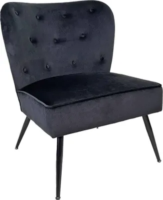 Produktbild von HOMLA ELOYA Sessel schwarz 71x75.5x86 cm