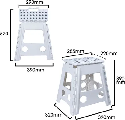 Image de Tabouret pliant 29x22x39 cm.