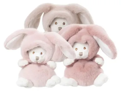 Produktbild von Bukowski Kuscheltier Ziggy Hase pastell rosa 15 cm