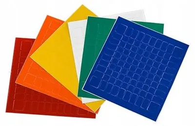 Produktbild von Kostkoland Aufkleber-Set für 10x10 Speed Cube