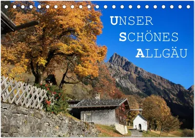 Produktbild von Unser schönes Allgäu (Tischkalender 2025 DIN A5 quer), CALVENDO Monatskalender