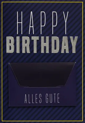 Produktbild von Geldkarte Geburtstag Geldkarte Glückwunschkarte im Format 115x17cm