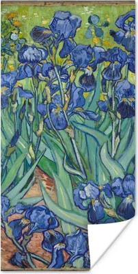 Produktbild von MuchoWow® Poster Schwertlilien - Vincent van Gogh 60x120 cm - Wandschmuck