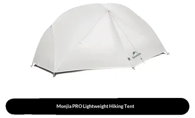 Obrázok produktu pre Stan na kemping, ľahký, nepremokavý, sivý, pre 1 osobu