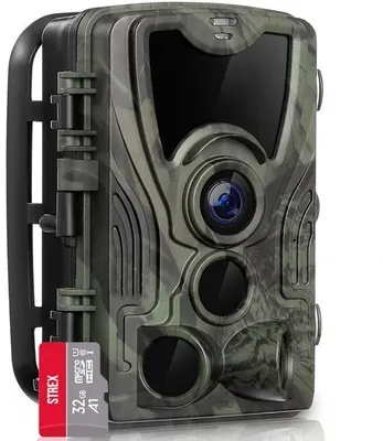 Image de Strex Strex Caméra pour animaux sauvages avec vision nocturne - 36MP 4K ULTRA HD - Étanche - Incl. 32 GB SD - Caméra pour animaux sauvages