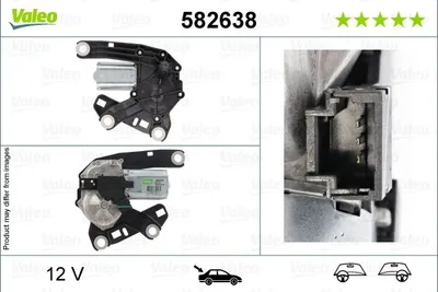 Produktbild von VALEO 582638 Wischermotor Hinten Links für OPEL Vivaro C Kastenwagen (K0) für CITROËN Spacetourer (V) passend für PEUGEOT Traveller (V)