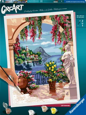 Produktbild von Ravensburger CreArt Lago Maggiore – Malen nach Zahlen für Erwachsene