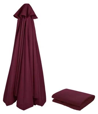 Produktbild von Ersatz-Sonnenschirmbezug 3 m/270 cm/2 m/230 cm/250 cm, 8/6 Streben, Anthrazit/Blau/Grau/Rot/Beige, UV-Schutz 80, windfest, stabil, für Strand, Terrasse, Garten – Ersatzteile