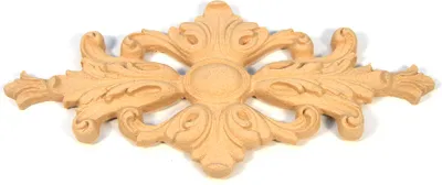 Produktbild von 1 Stück IHC Dekoration für Schrank, Tür, Möbel Ornament Holzornament Onlay Applique Hohe: 90mm