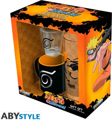 Produktbild von NARUTO SHIPPUDEN - Pck Glass + Espresso Tasse