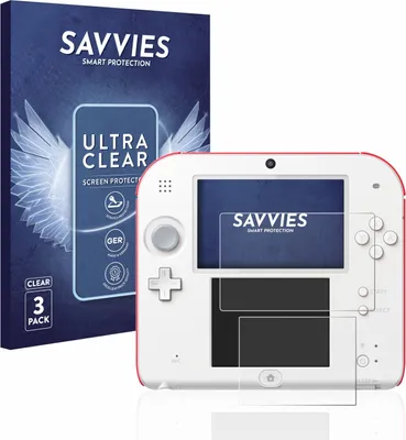 Produktbild von 6x Für Nintendo 2DS Schutzfolie Savvies Displayschutz Display Schutz Folie Klar Transparent