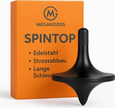 Produktbild von Metall Kreisel Handspielzeug Silber Stressabbau Gyro für Kinder DE.