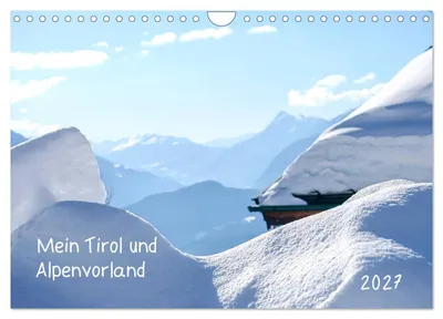 Produktbild von Mein Tirol und Alpenvorland (Wandkalender 2027 DIN A4 quer), CALVENDO Monatskalender