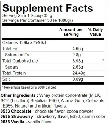 Produktbild von Universal Animal | ANIMAL 100% Whey Protein Strawberry