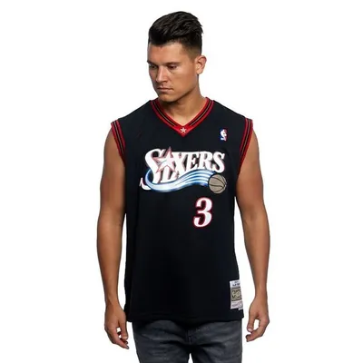 Immagine prodotto di Basketbalový dres Mitchell & Ness Philadelphia 76ers #3 Allen Iverson nero Maglia Swingman - L