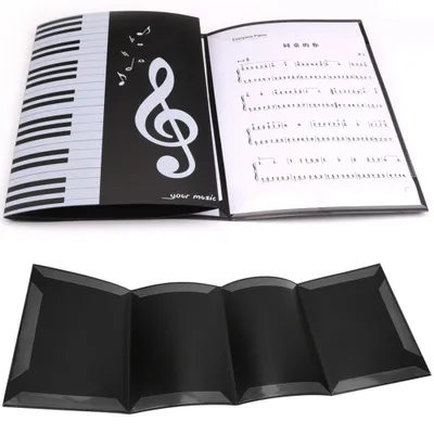 Image de Pochette pour partition de musique, pochette A4, pochette pour musique, pochette de rangement pour musique, pochette pour piano