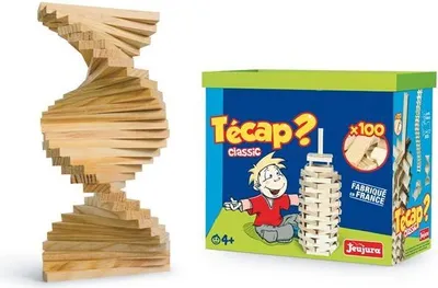 Produktbild von Jeujura Técap Classic 100-teiliger Holzbausatz