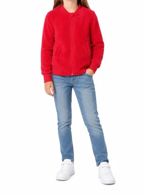 Produktbild von 30294 Mädchen Strickjacke Pink – Größe 140 von Stummer mit Reißverschluss