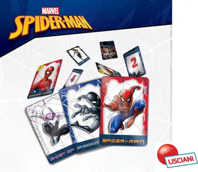 Zdjęcie produktu dla Superbohaterska gra karciana Spider-Man na wyświetlaczu