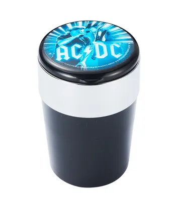 Produktbild von AUTO ASCHENBECHER AC/DC mit Deckel LED-Licht für Getränkehalter Autoaschenbecher Windaschenbech Beleuchtung KFZ Gluttöter 50 (Blau)