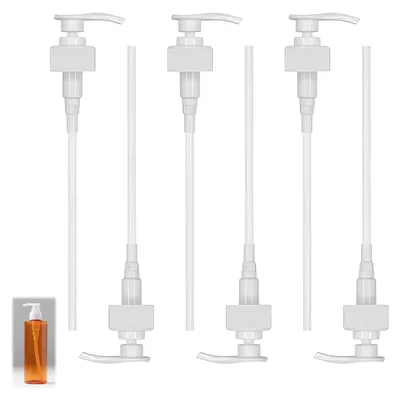 Produktbild von Siruppumpe Spender - Wiederverwendbar für 500ml und 1000ml Flaschen - 6 Stück - Portionierhilfe