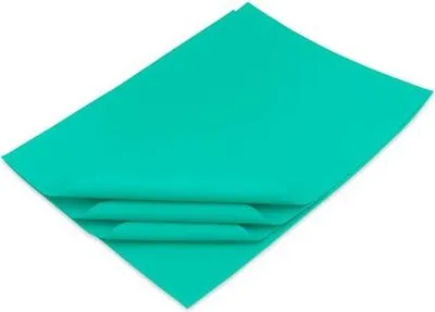 Obrázek produktu pro Dekorační hedvábný papír 20 g 38 x 50 cm mořská zelená - na balení - 100 listů