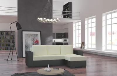 Produktbild von Design Ecksofa Couch Polster Sitz Eckgarnitur Schlafsofa Sofa Couchen Bett Neu