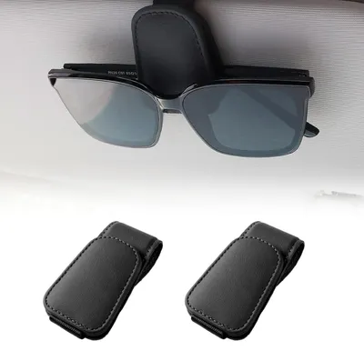 Productafbeelding van Solidchoice - Set van 2 Magnetische Zonnebrilhouders voor in de Auto