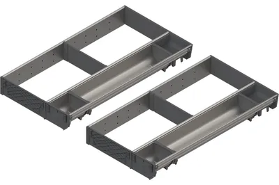Produktbild von Blum Orga-Line Besteckeinsatz Facheinteilungs-Set KB 901-999mm, NL 550mm, grau