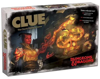 CLUE Dungeons & Dragons Brettspiel, 2–6 Spieler, 60 Min, Englisch