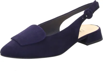 Produktbild von Paul Green Damen Slingballerinas Dunkelblau Rauleder Größe: 39