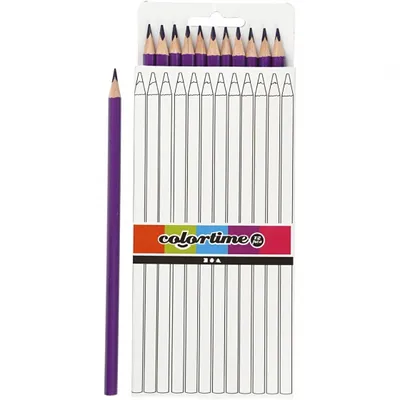 Immagine prodotto di matite colorate 3 mm 17 cm viola 12 pz