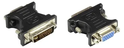 Image de Adaptateur convertisseur VGA vers DVI-I 24+5, compatible analogique/numérique